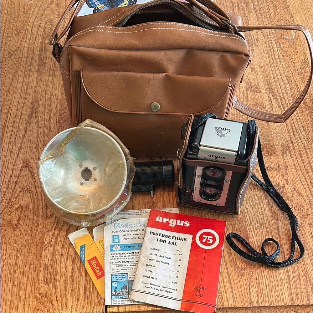 Argus Vintage Camera with Case